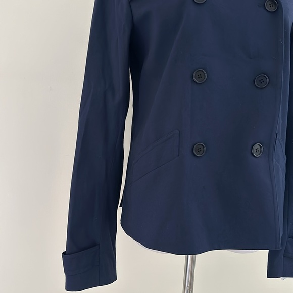 THEORY || Navy Blue Double Breasted Blazer/Jacket/Peacoat. Sz. M - Picture 6 of 12